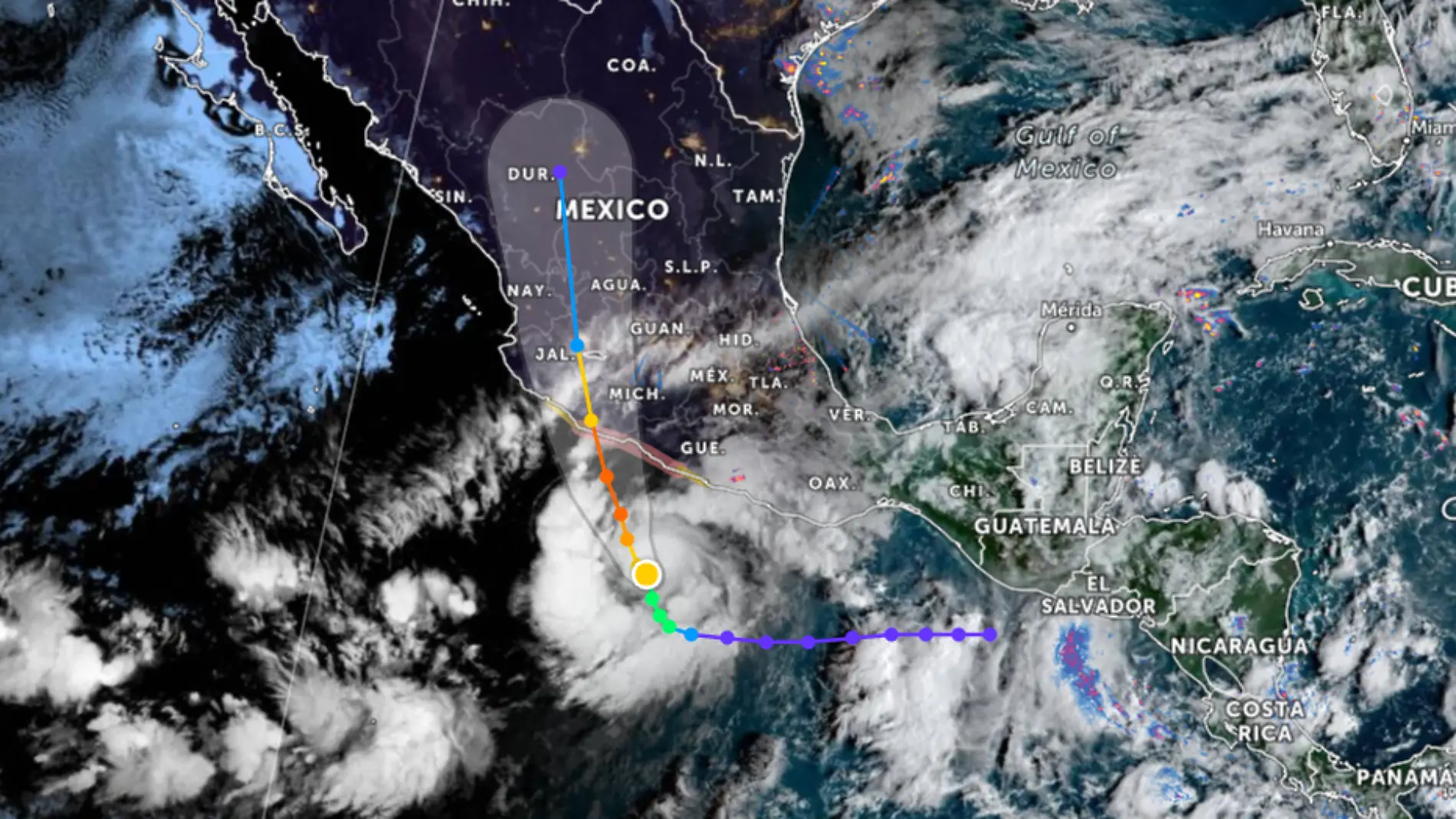 zoom earth tormenta rick